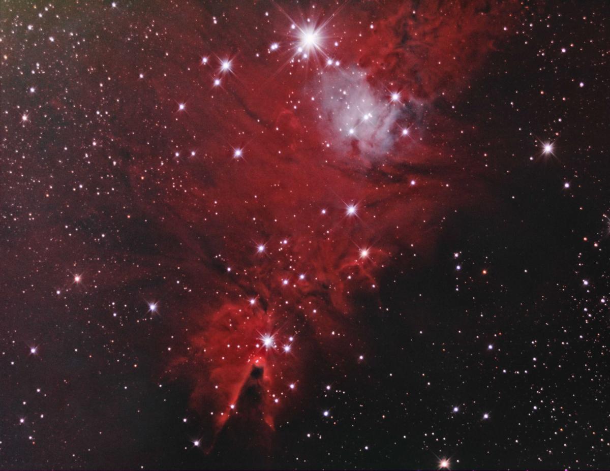 NGC2264_26and27feband6mar2022_25and27x600s_HaSlland30x2min_B_1100mm_SHB_starlesscombi_mCT_77x2minRGBlum_CT_ROT_LHE_DC-web