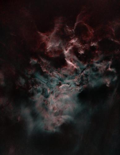 IC405, Bicolor Ha and Sll, starless